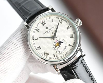 Vacheron Constantin Patrimony Men Swiss ETA 2824-2 Movement 40mm 316L Steel Watch